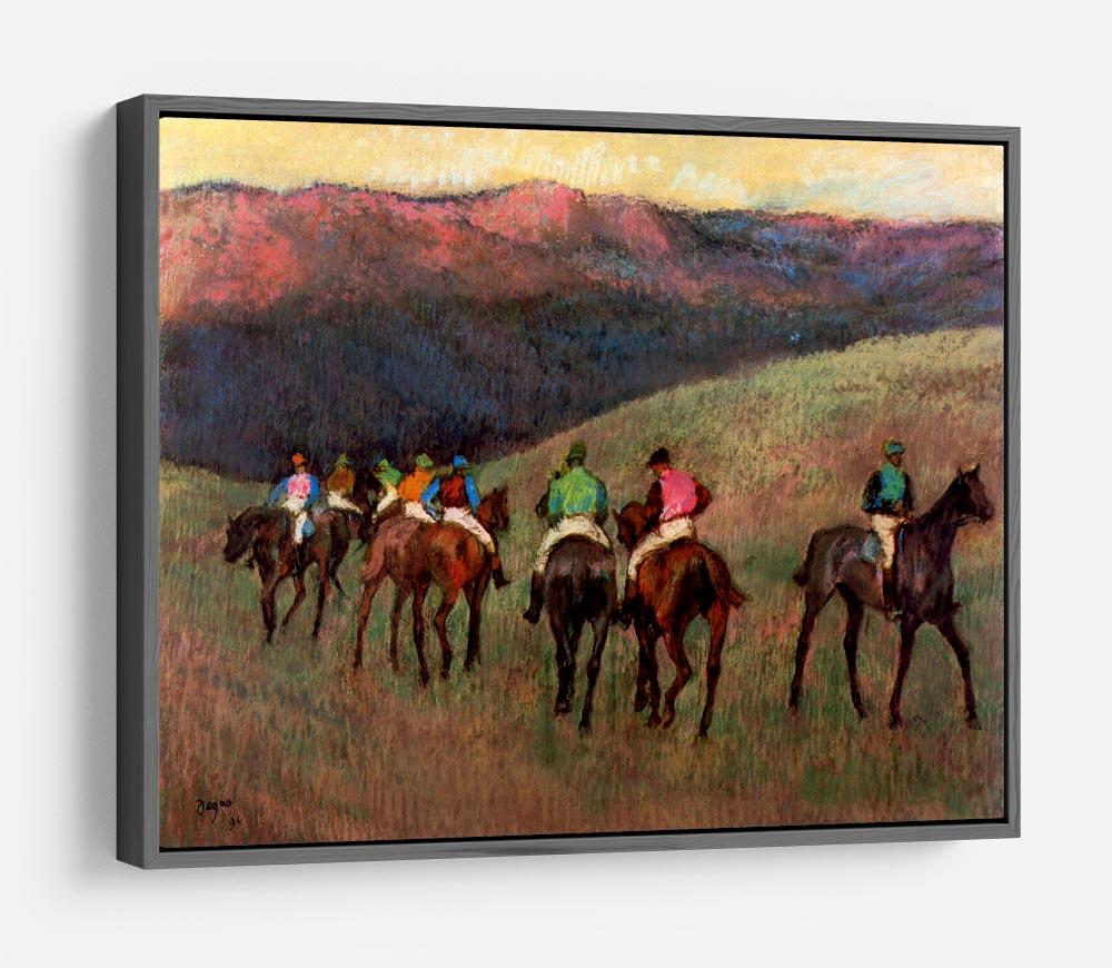 Jockeys in Training by Degas HD Metal Print - Canvas Art Rocks - 9