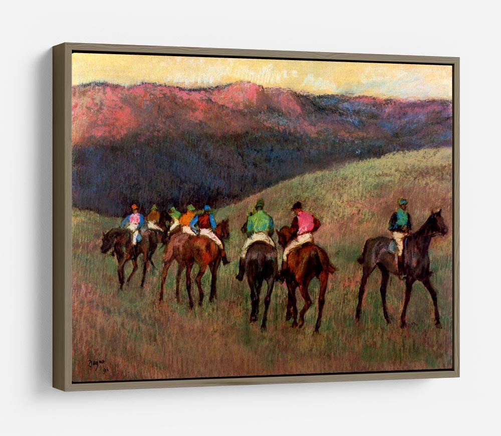 Jockeys in Training by Degas HD Metal Print - Canvas Art Rocks - 10