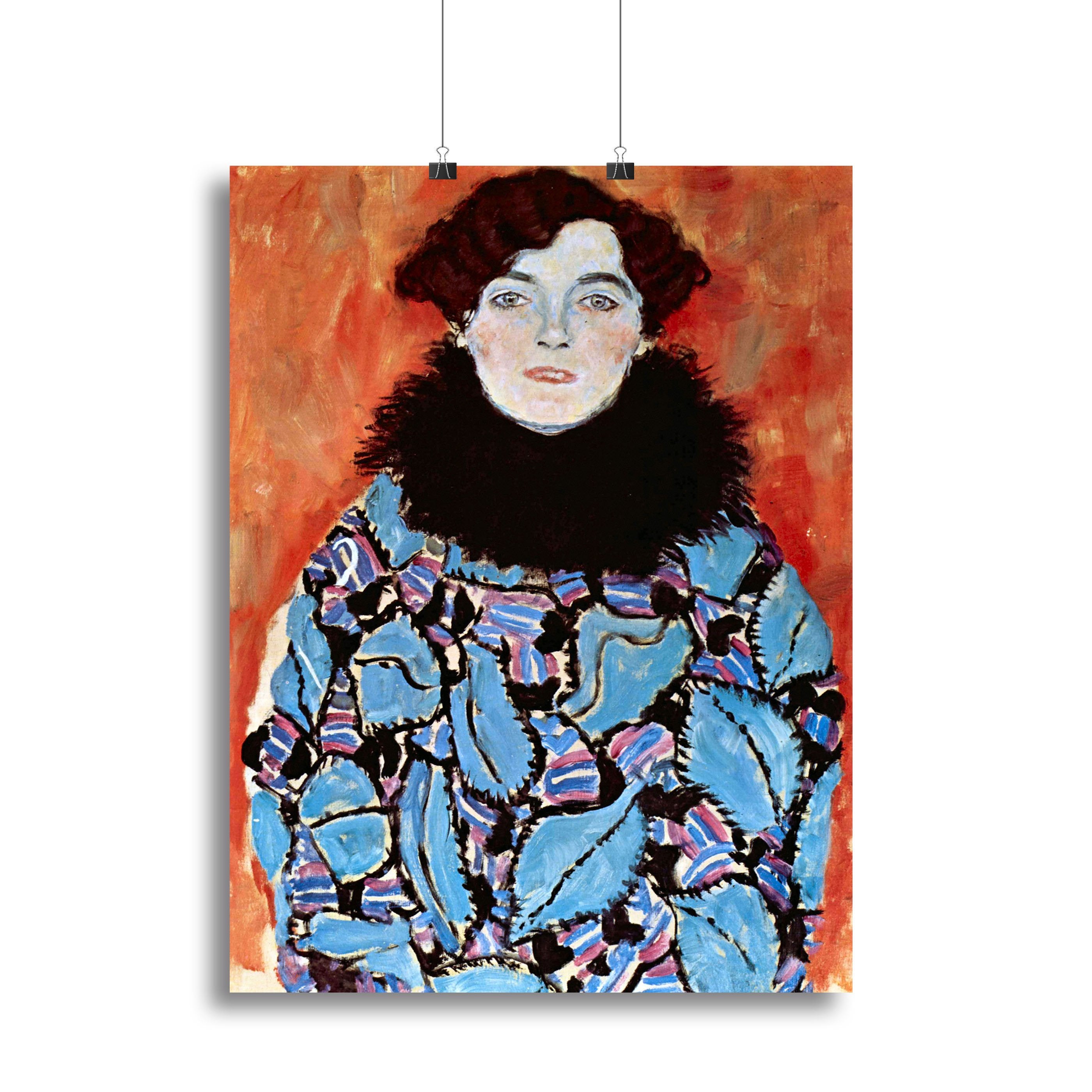 Johanna Staude by Klimt Canvas Print or Poster