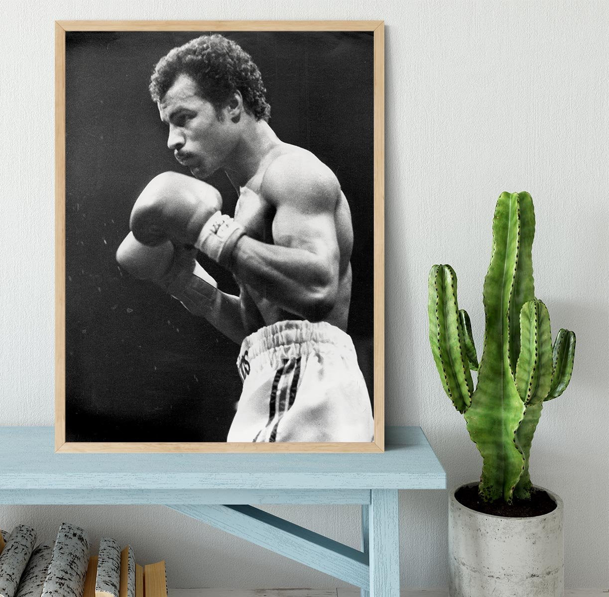 John Conteh boxer Framed Print - Canvas Art Rocks - 4