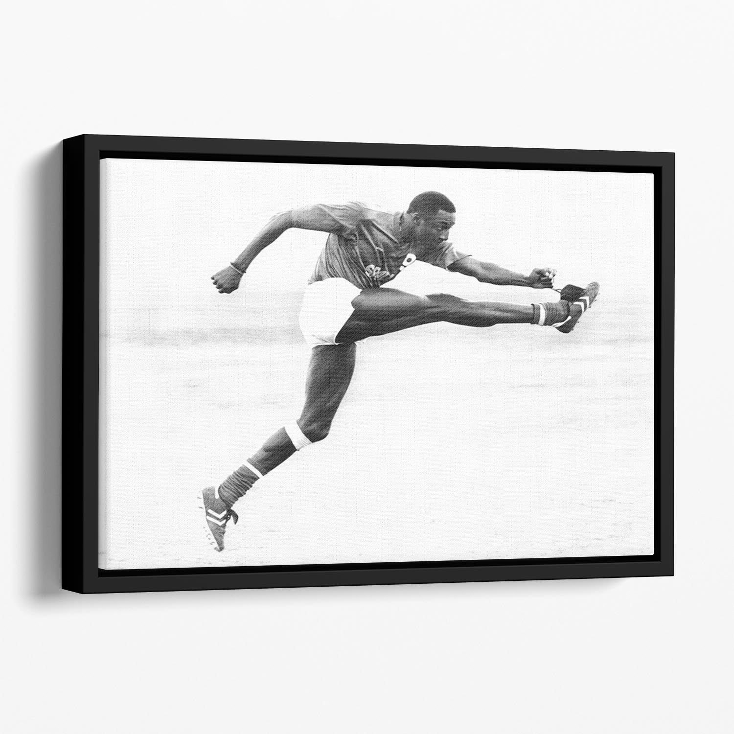 John Fashanu Floating Framed Canvas - Canvas Art Rocks - 1