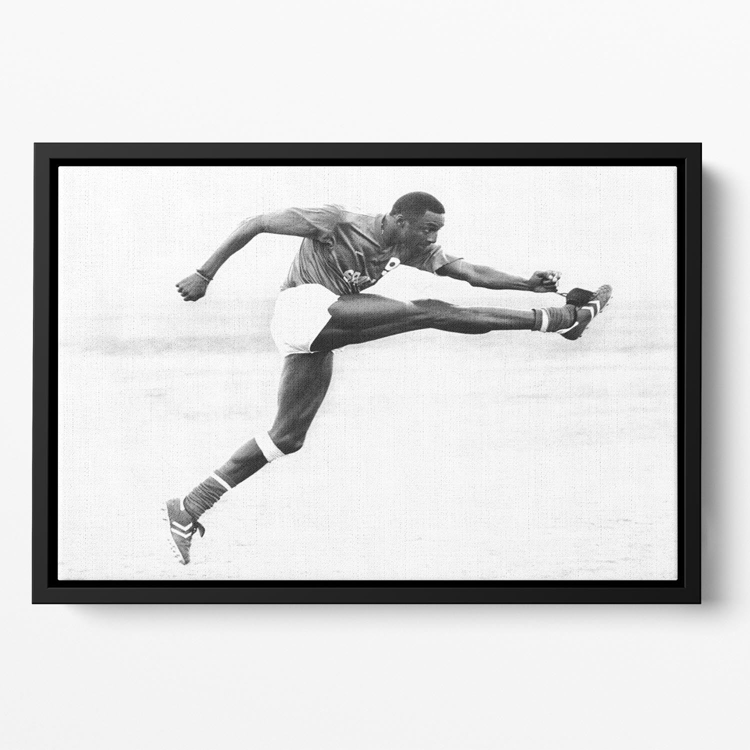 John Fashanu Floating Framed Canvas - Canvas Art Rocks - 2