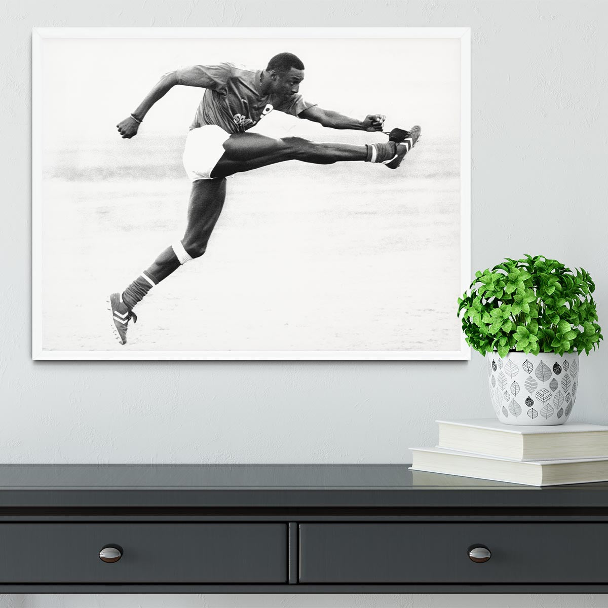 John Fashanu Framed Print - Canvas Art Rocks -6