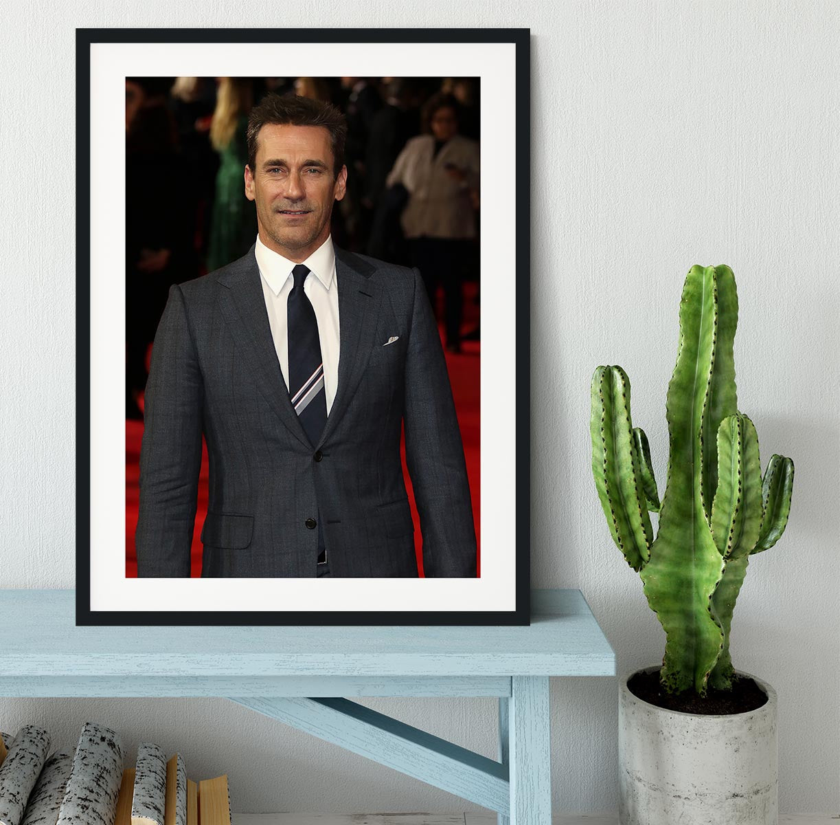 John Hamm Framed Print - Canvas Art Rocks - 1