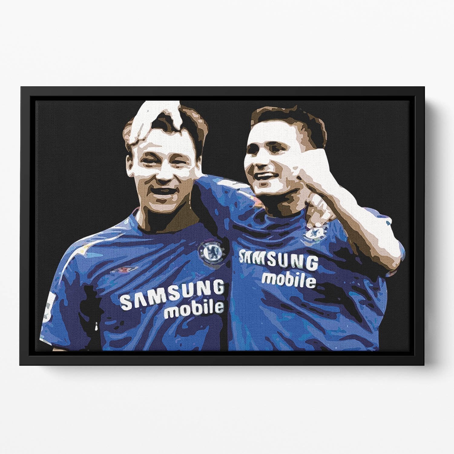 John Terry and Frank Lampard Floating Framed Canvas