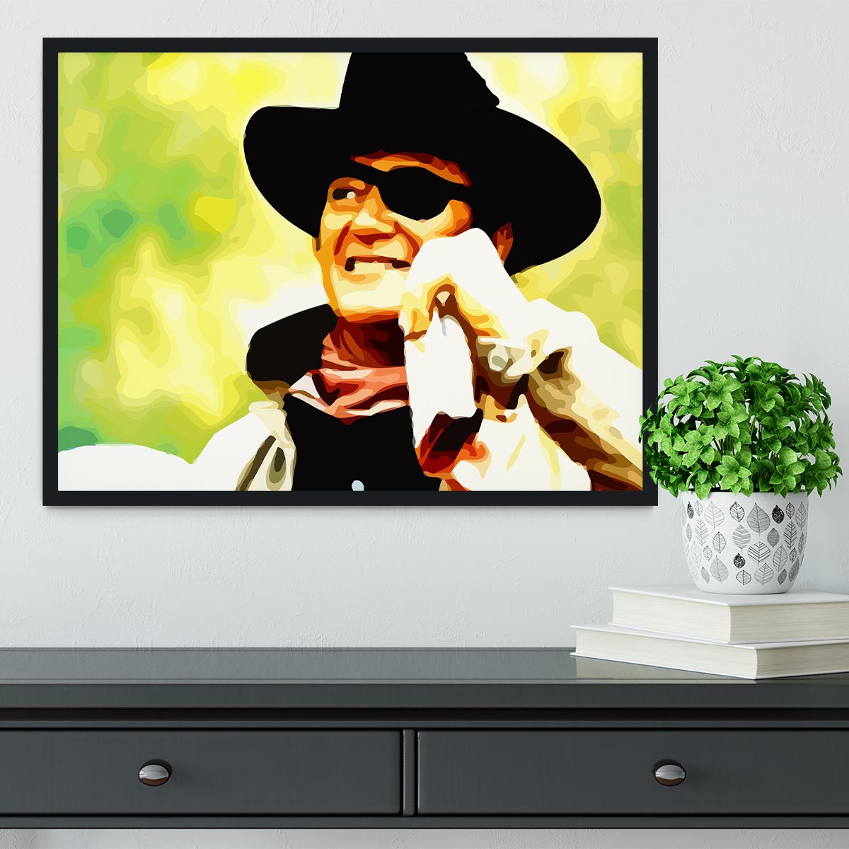 John Wayne Framed Print - Canvas Art Rocks - 2