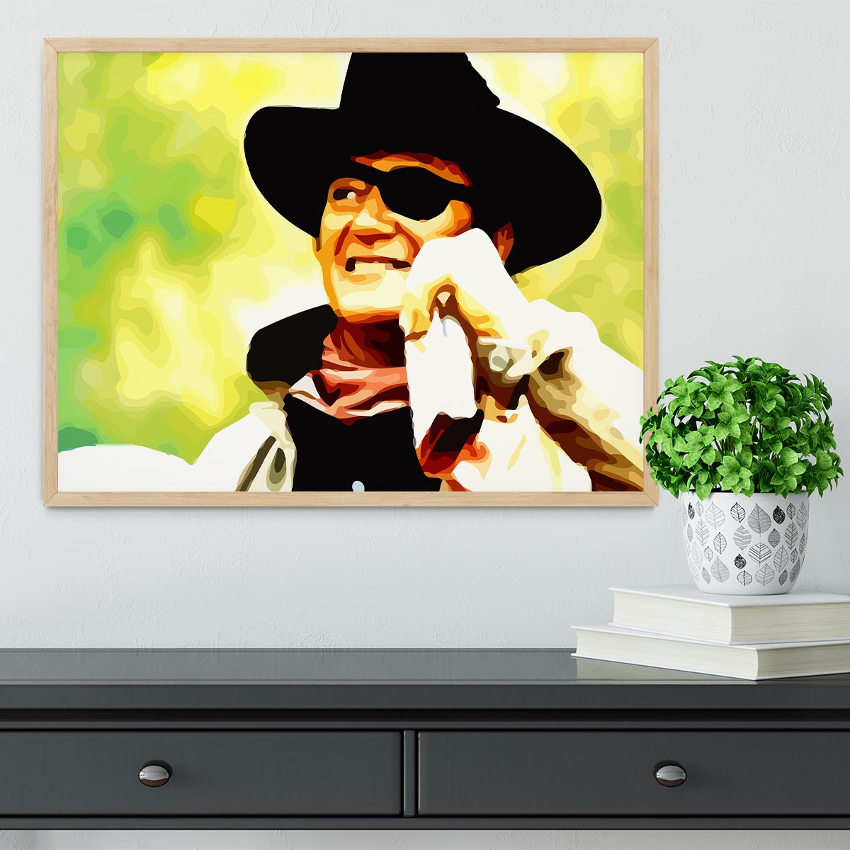 John Wayne Framed Print - Canvas Art Rocks - 4