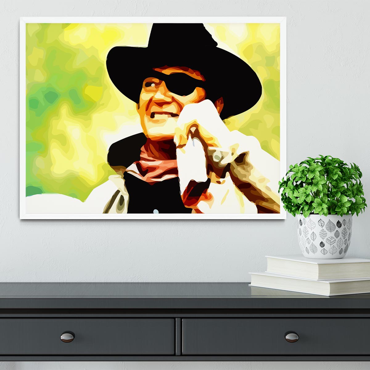 John Wayne Framed Print - Canvas Art Rocks -6