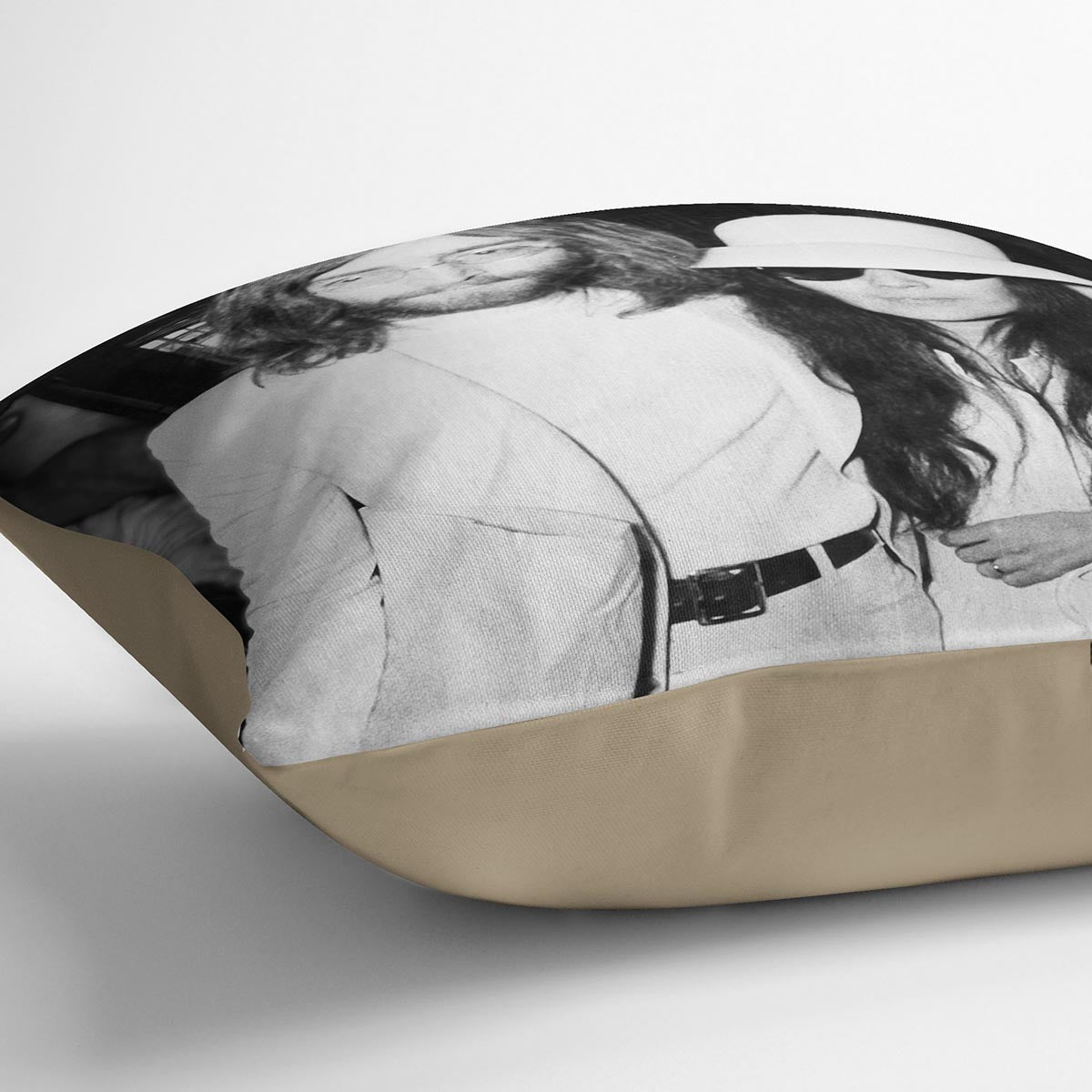 John and Yoko Cushion - Canvas Art Rocks - 2