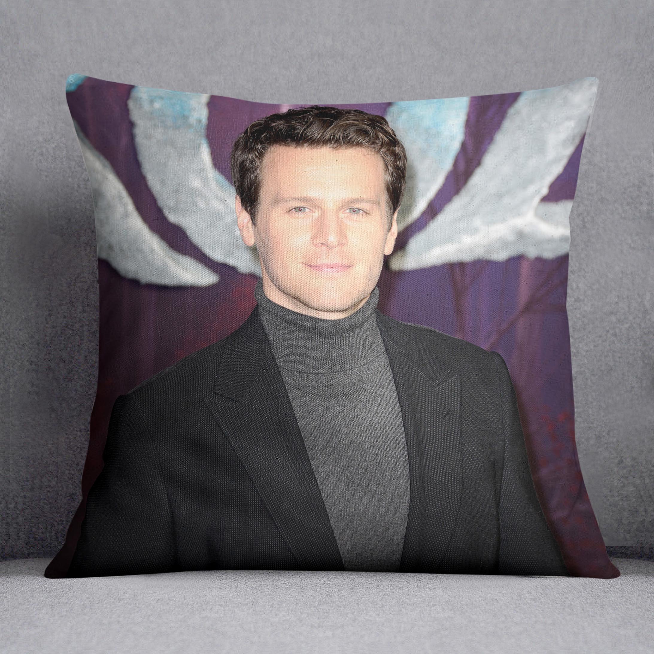 Jonathan Groff Cushion - Canvas Art Rocks - 1