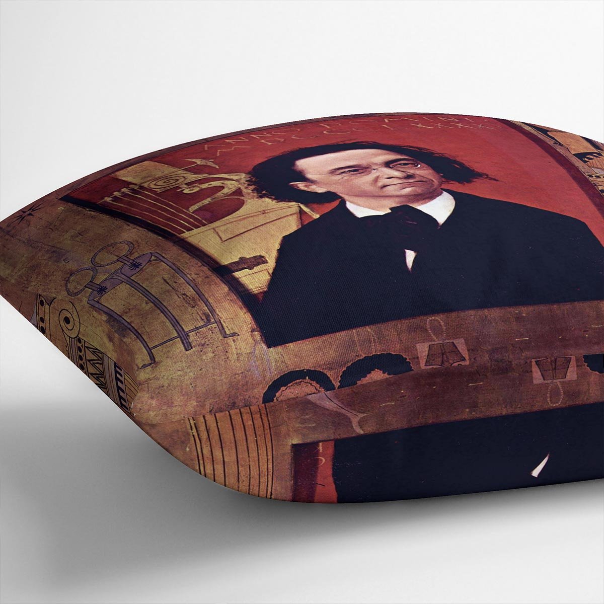 Joseph Pembauer by Klimt Throw Pillow