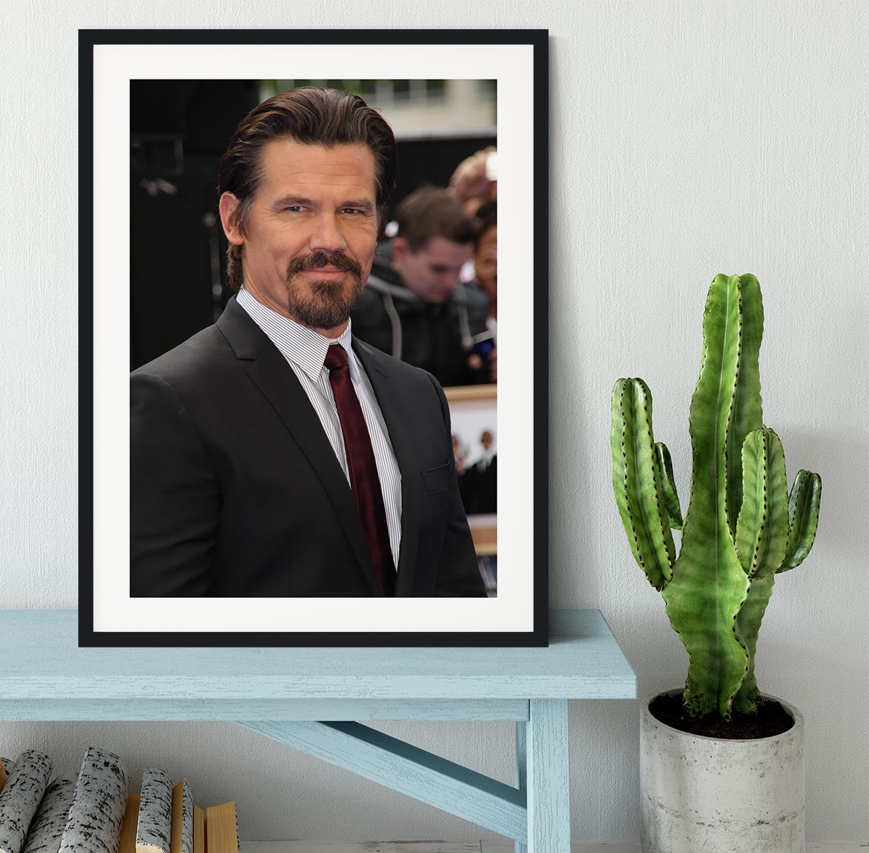 Josh Brolin Framed Print - Canvas Art Rocks - 1