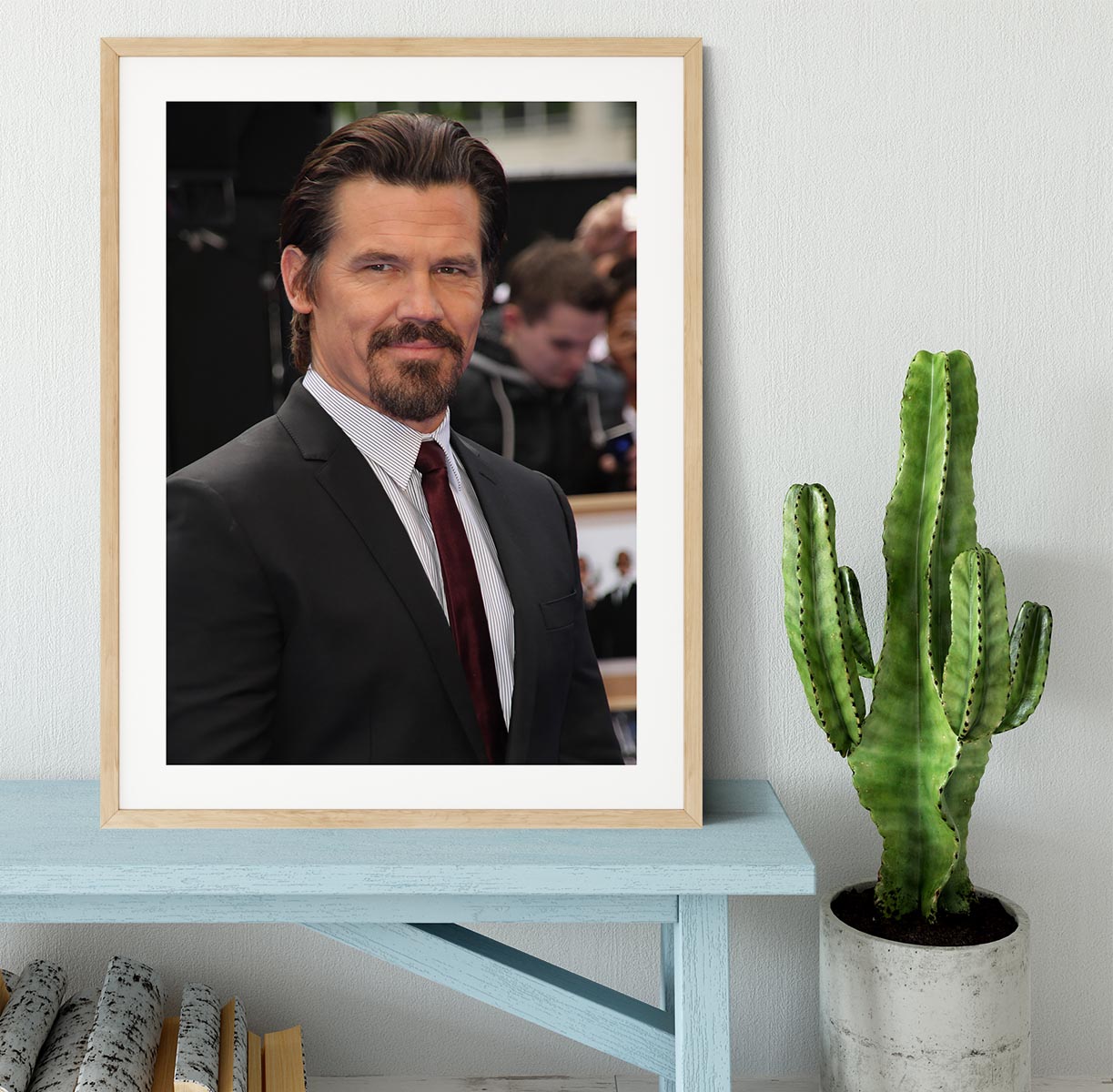 Josh Brolin Framed Print - Canvas Art Rocks - 3