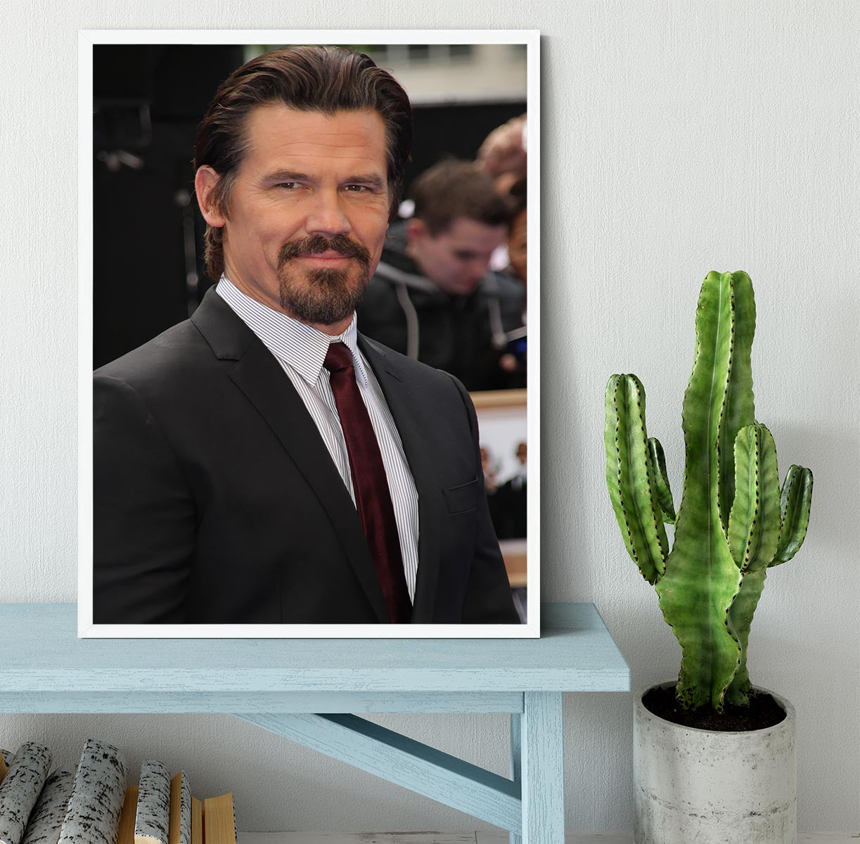 Josh Brolin Framed Print - Canvas Art Rocks -6