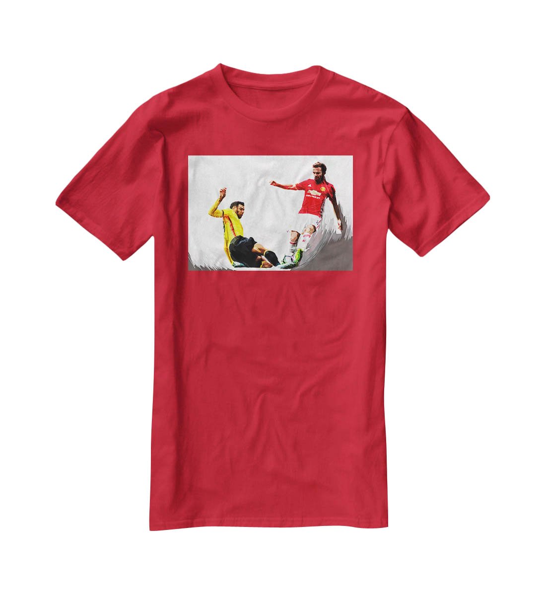 Juan Mata Man United T-Shirt - Canvas Art Rocks - 4