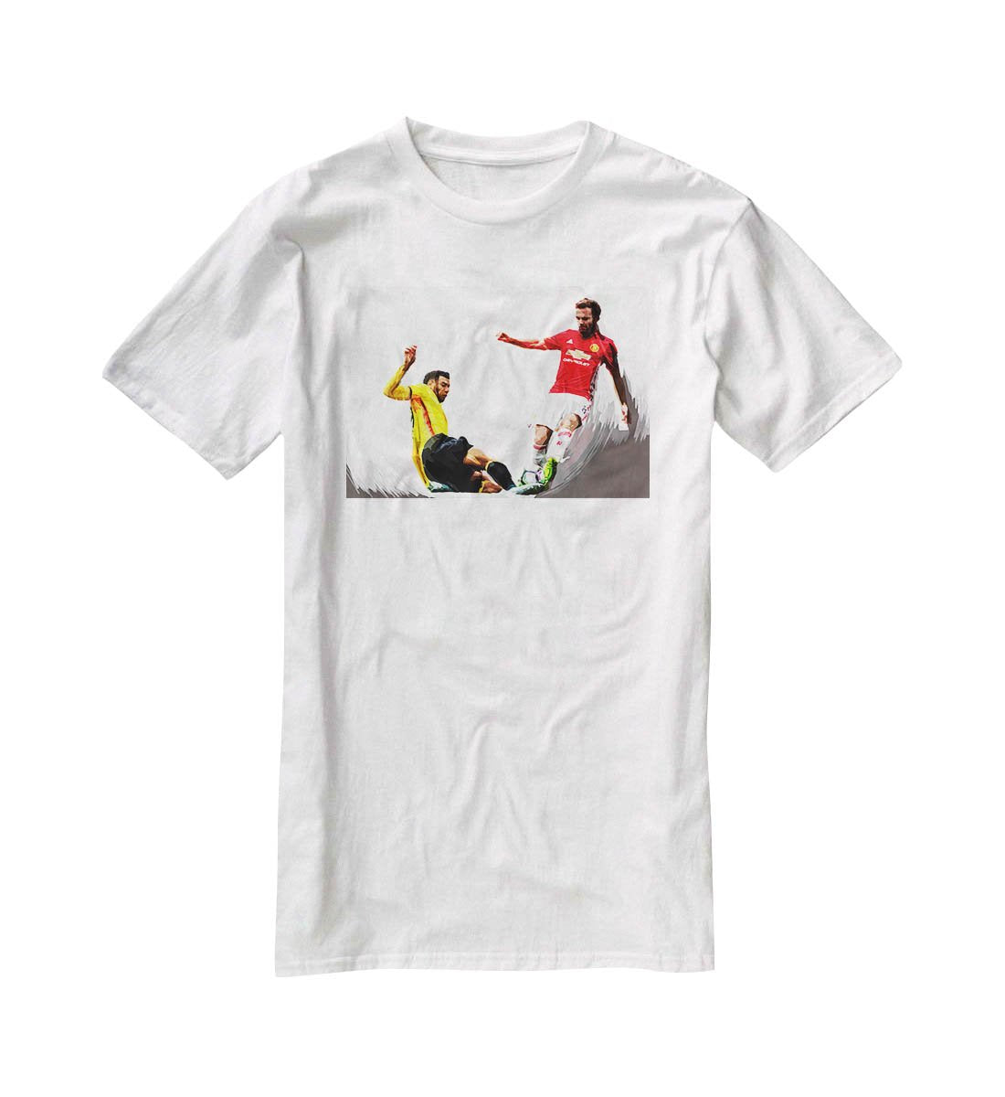 Juan Mata Man United T-Shirt - Canvas Art Rocks - 5