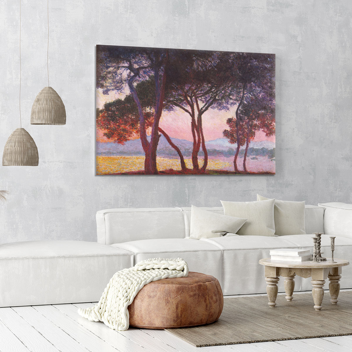 Juan les Pins by Monet Canvas Print or Poster - Canvas Art Rocks - 6
