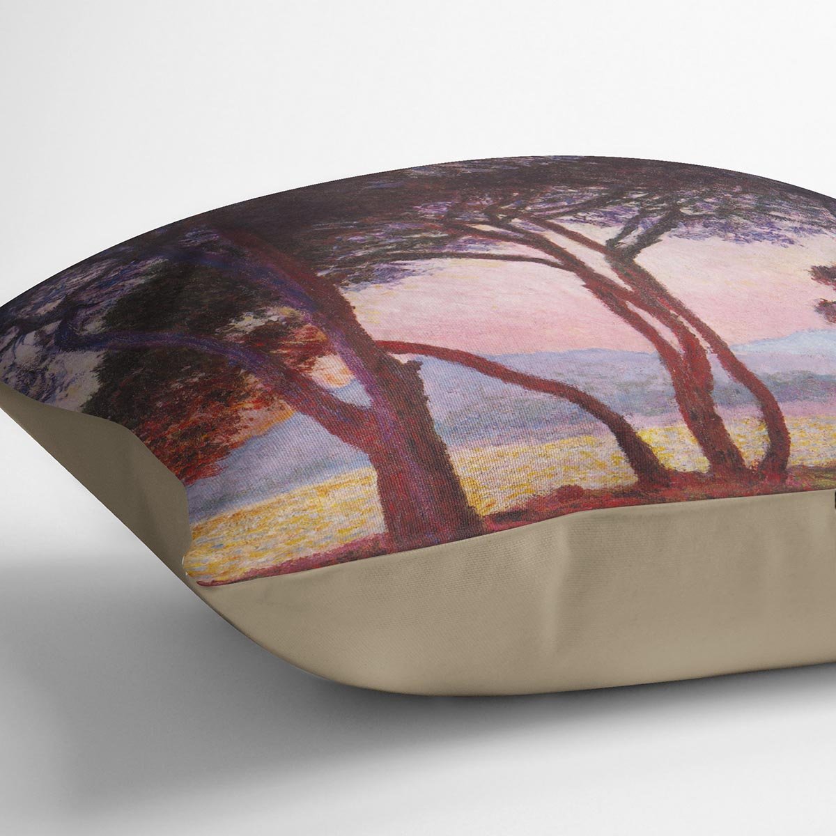 Juan les Pins by Monet Throw Pillow