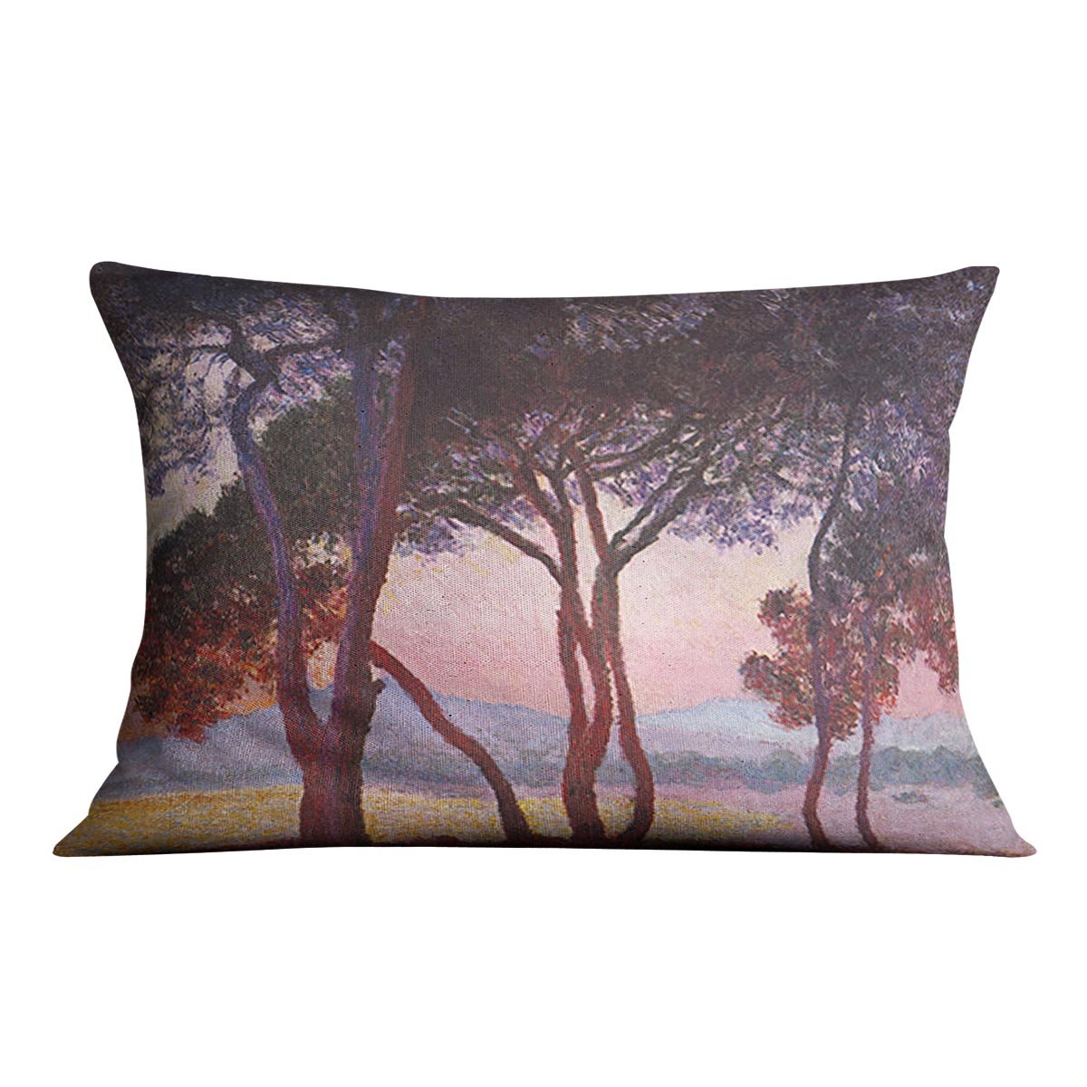 Juan les Pins by Monet Throw Pillow