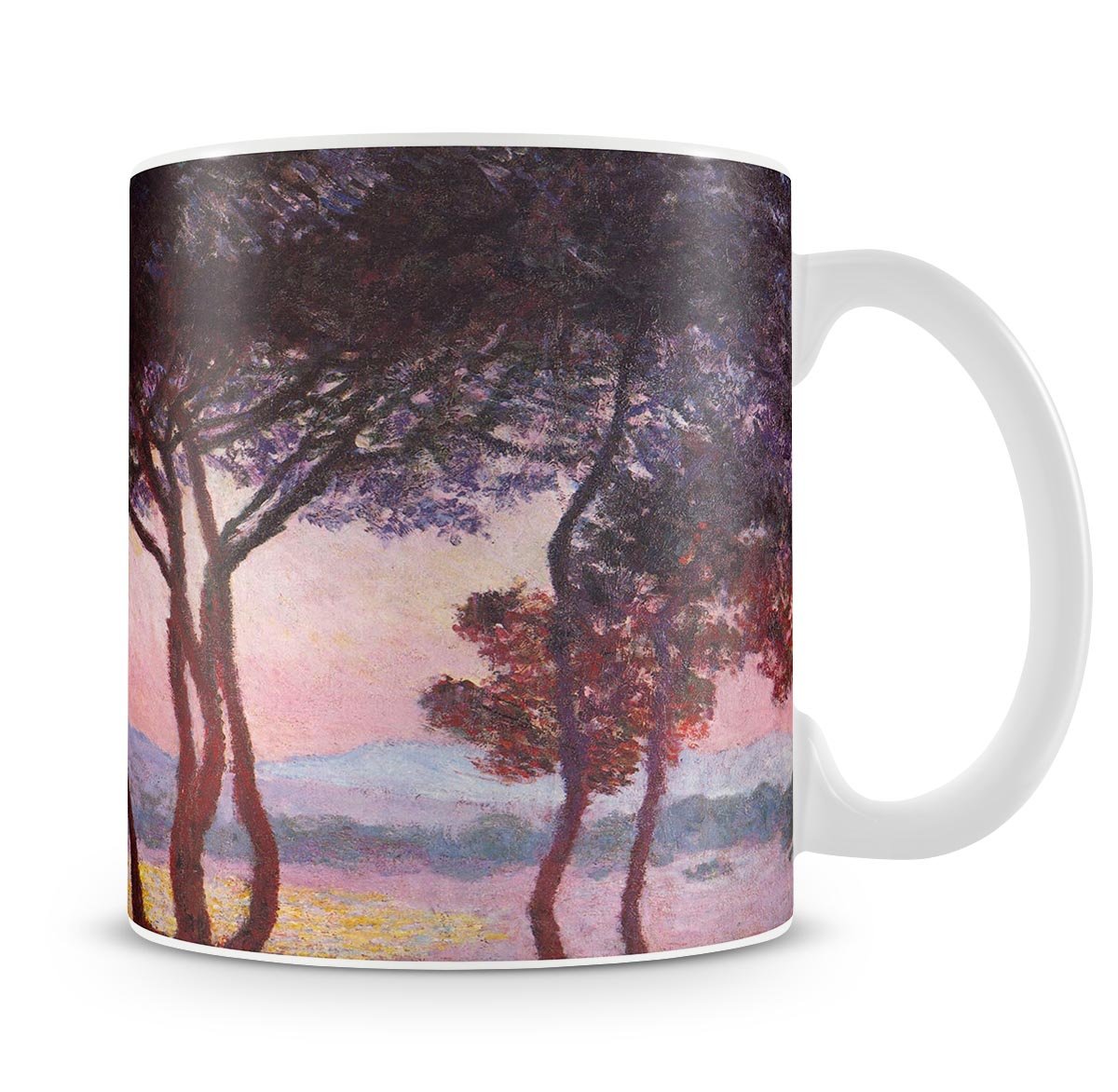 Juan les Pins by Monet Mug - Canvas Art Rocks - 4