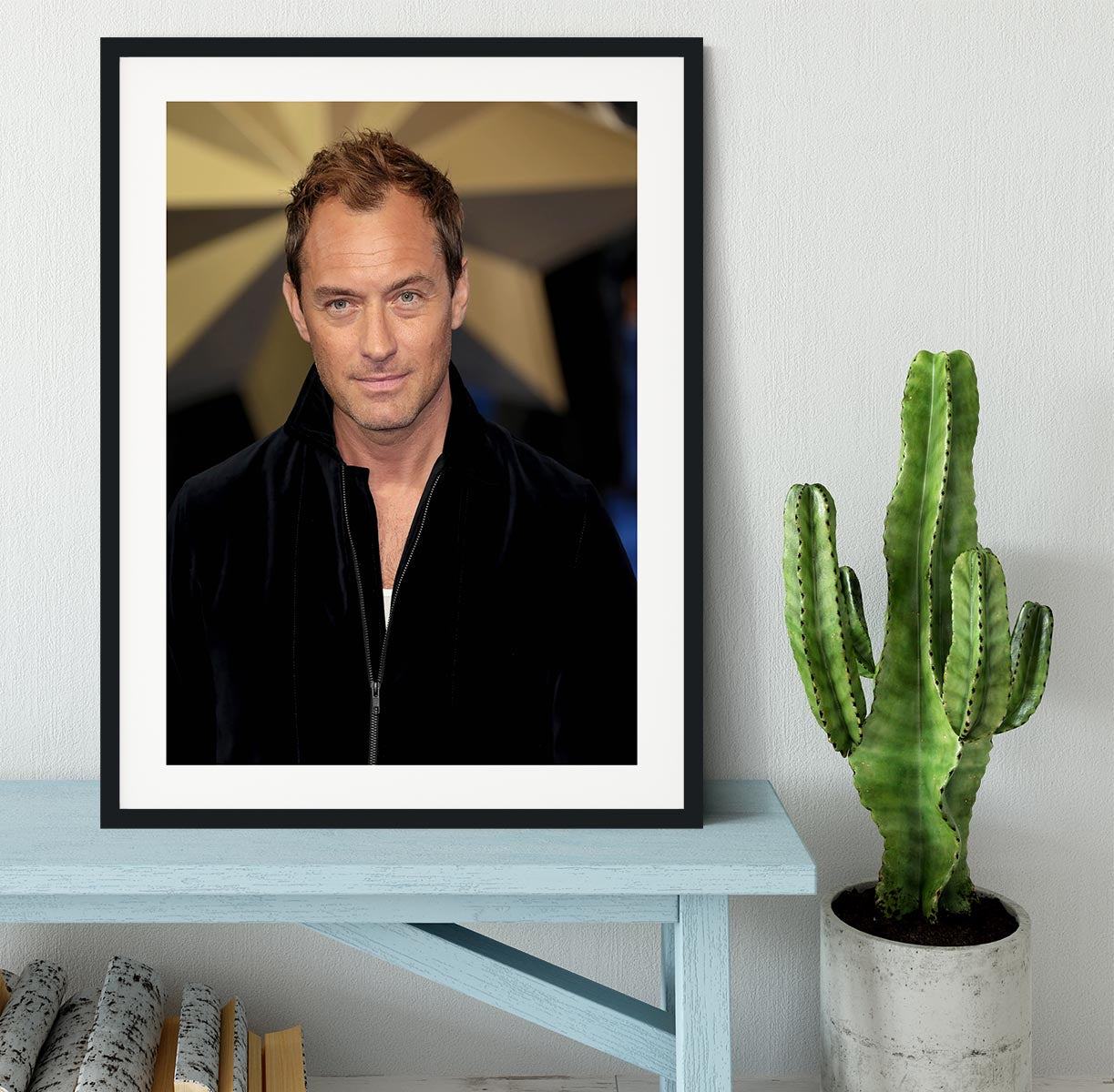 Jude Law Framed Print - Canvas Art Rocks - 1