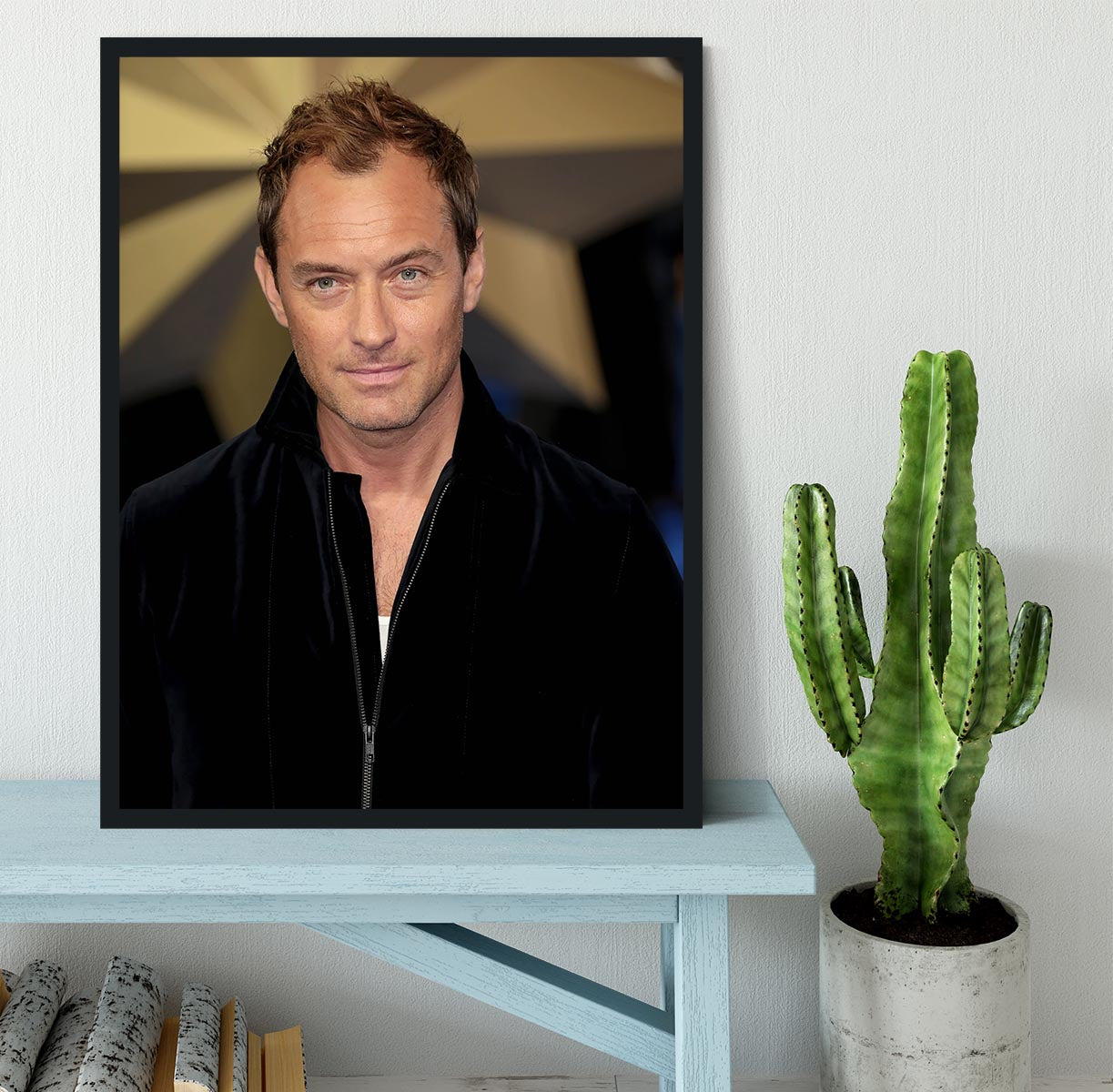 Jude Law Framed Print - Canvas Art Rocks - 2