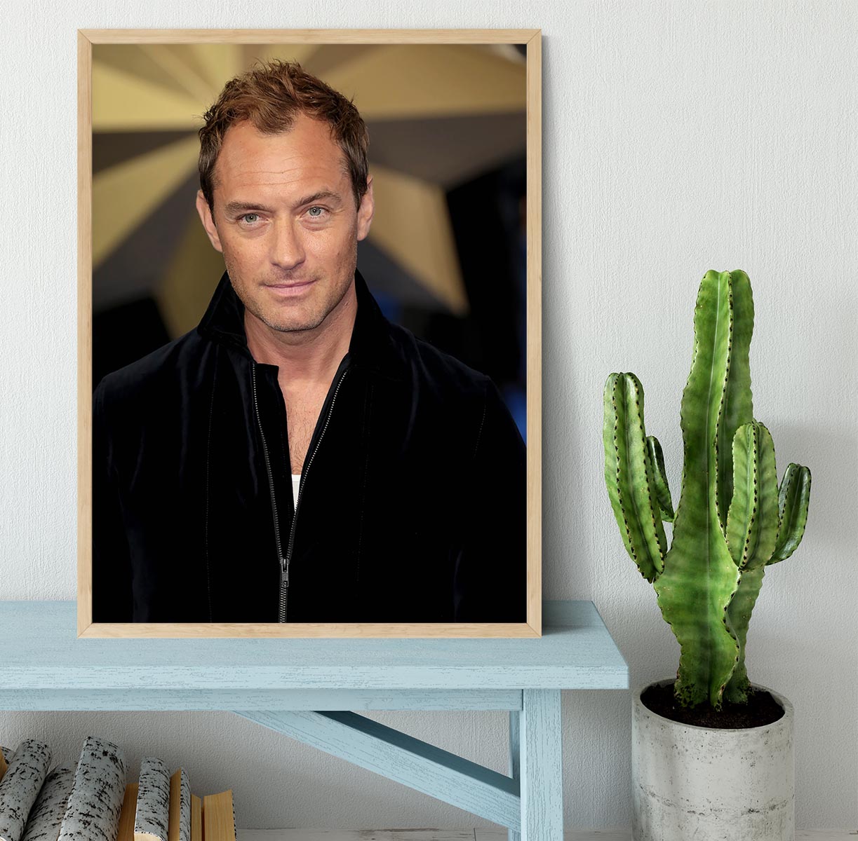 Jude Law Framed Print - Canvas Art Rocks - 4