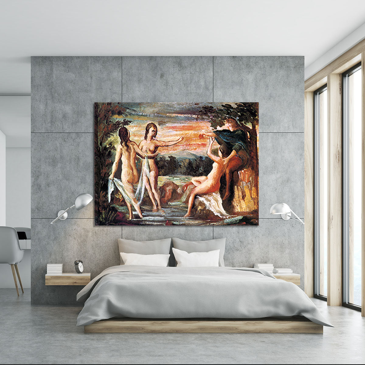 Judgement of Paris by Cezanne Canvas Print or Poster - Canvas Art Rocks - 5