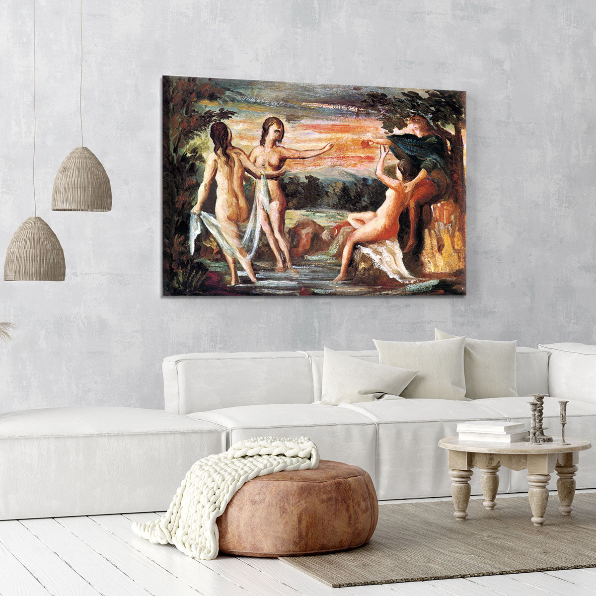 Judgement of Paris by Cezanne Canvas Print or Poster - Canvas Art Rocks - 6