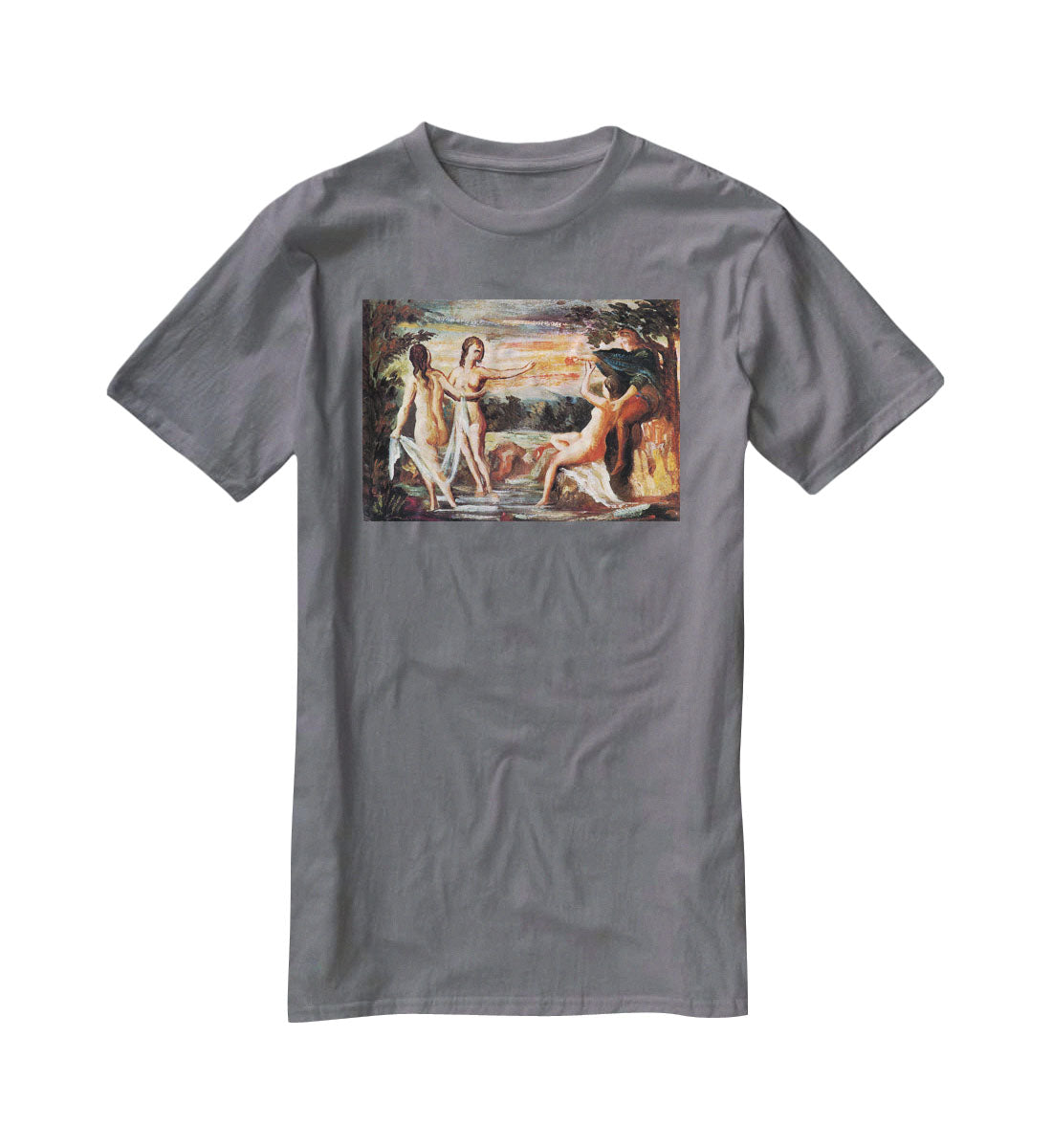 Judgement of Paris by Cezanne T-Shirt - Canvas Art Rocks - 3