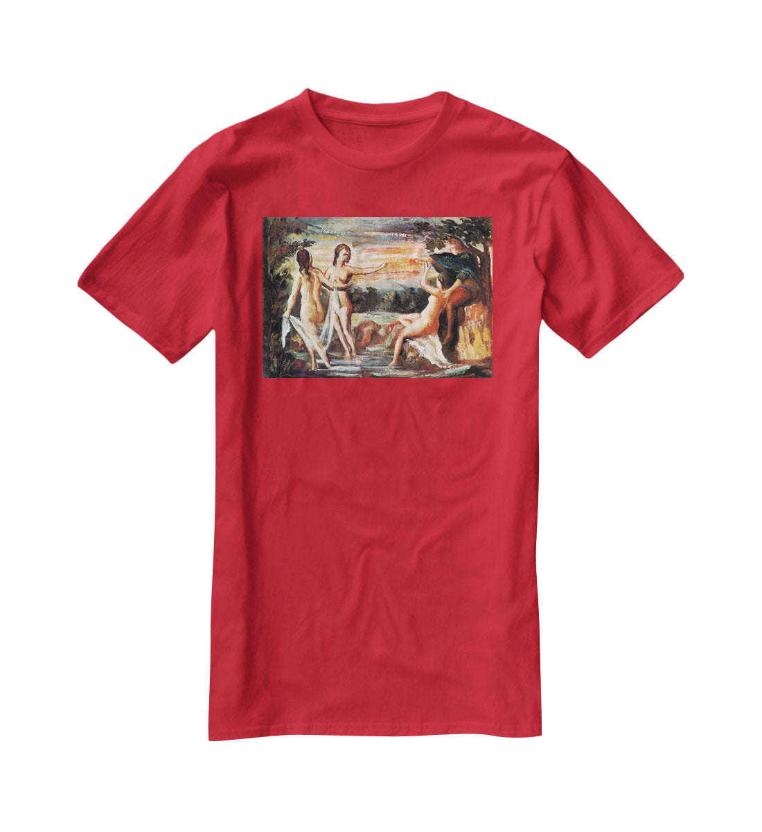 Judgement of Paris by Cezanne T-Shirt - Canvas Art Rocks - 4