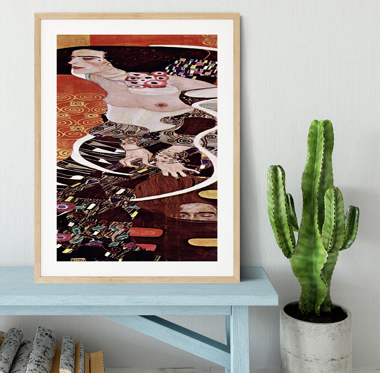 Judith II by Klimt Framed Print - Canvas Art Rocks - 3