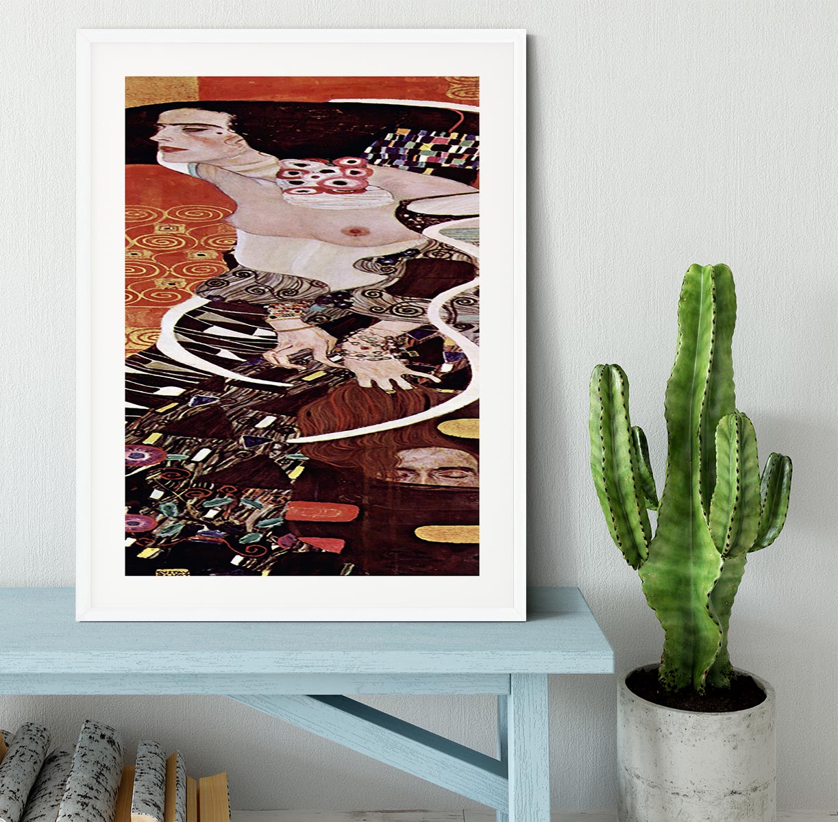 Judith II by Klimt Framed Print - Canvas Art Rocks - 5