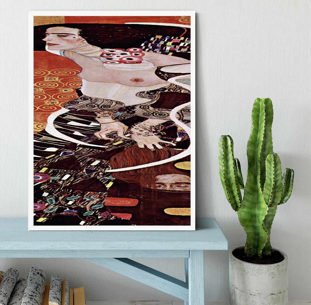 Judith II by Klimt Framed Print - Canvas Art Rocks -6