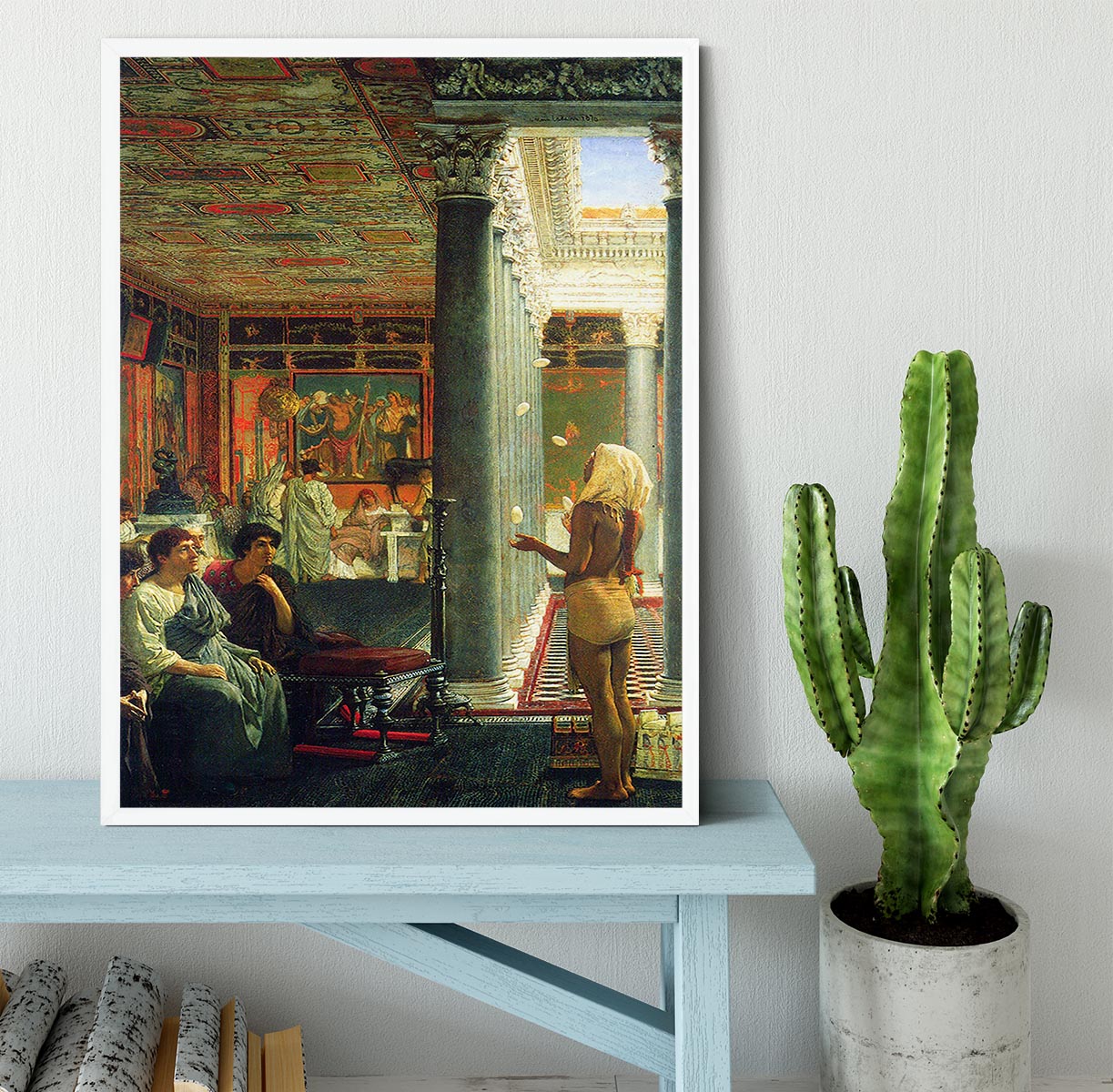 Juggler by Alma Tadema Framed Print - Canvas Art Rocks -6