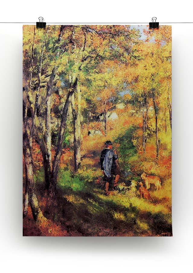Jules le Coeur and his dogs by Renoir Canvas Print or Poster - Canvas Art Rocks - 2
