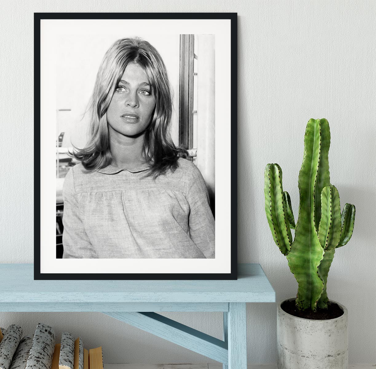 Julie Christie Framed Print - Canvas Art Rocks - 1