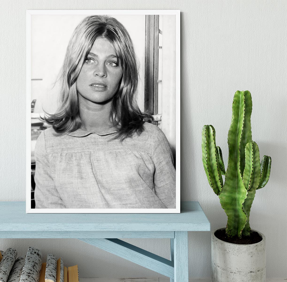 Julie Christie Framed Print - Canvas Art Rocks -6