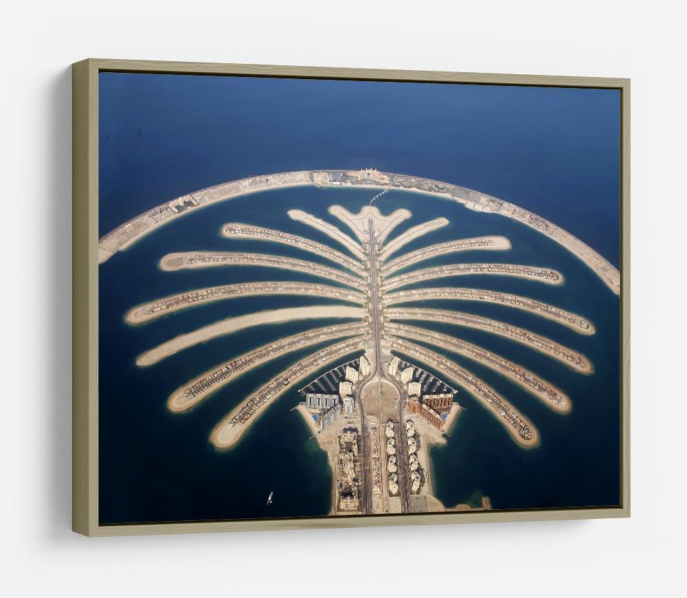 Jumeirah Palm Island Development HD Metal Print