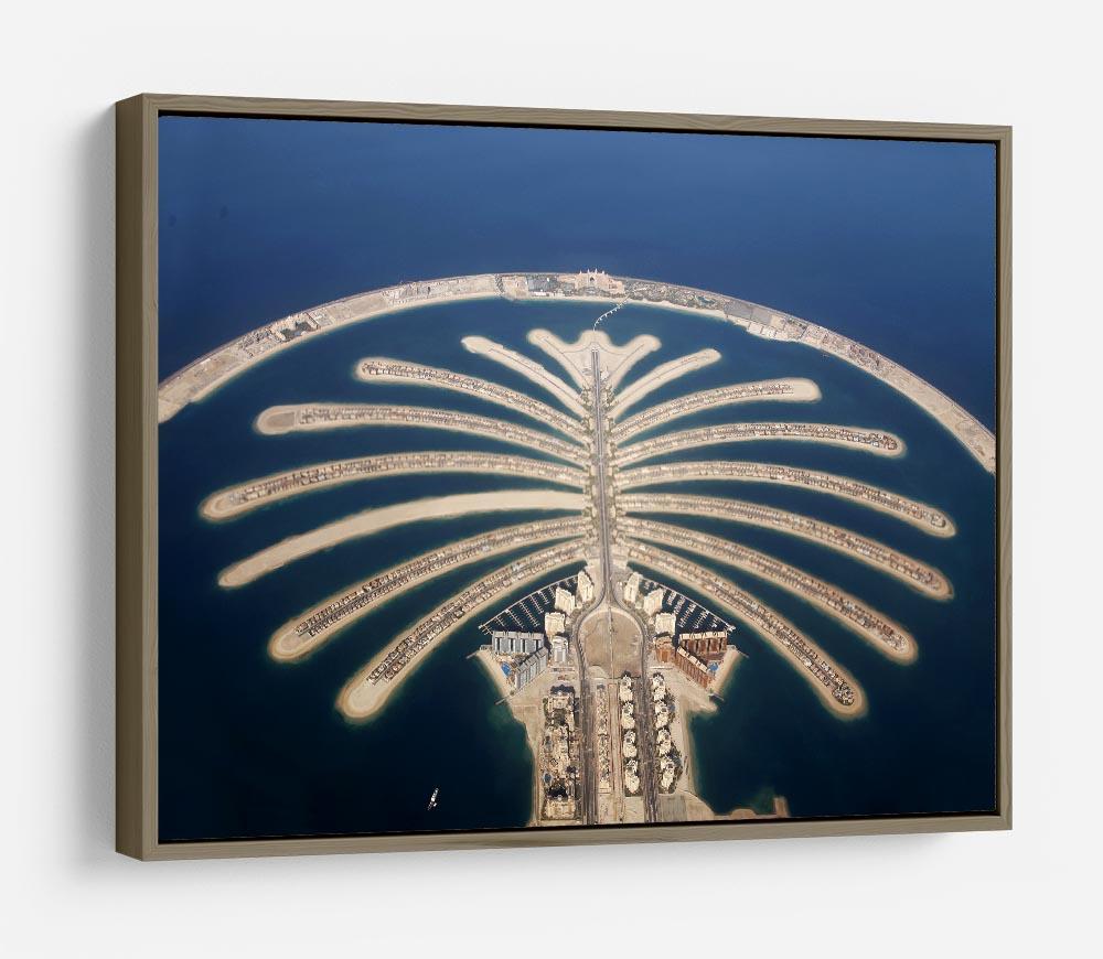 Jumeirah Palm Island Development HD Metal Print