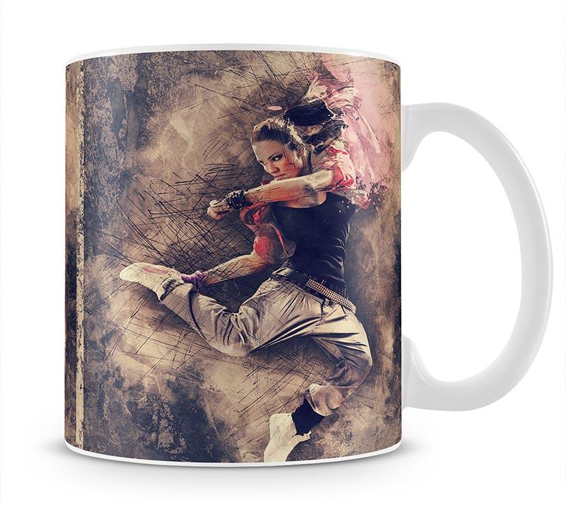 Jump Painting Mug - Canvas Art Rocks - 1