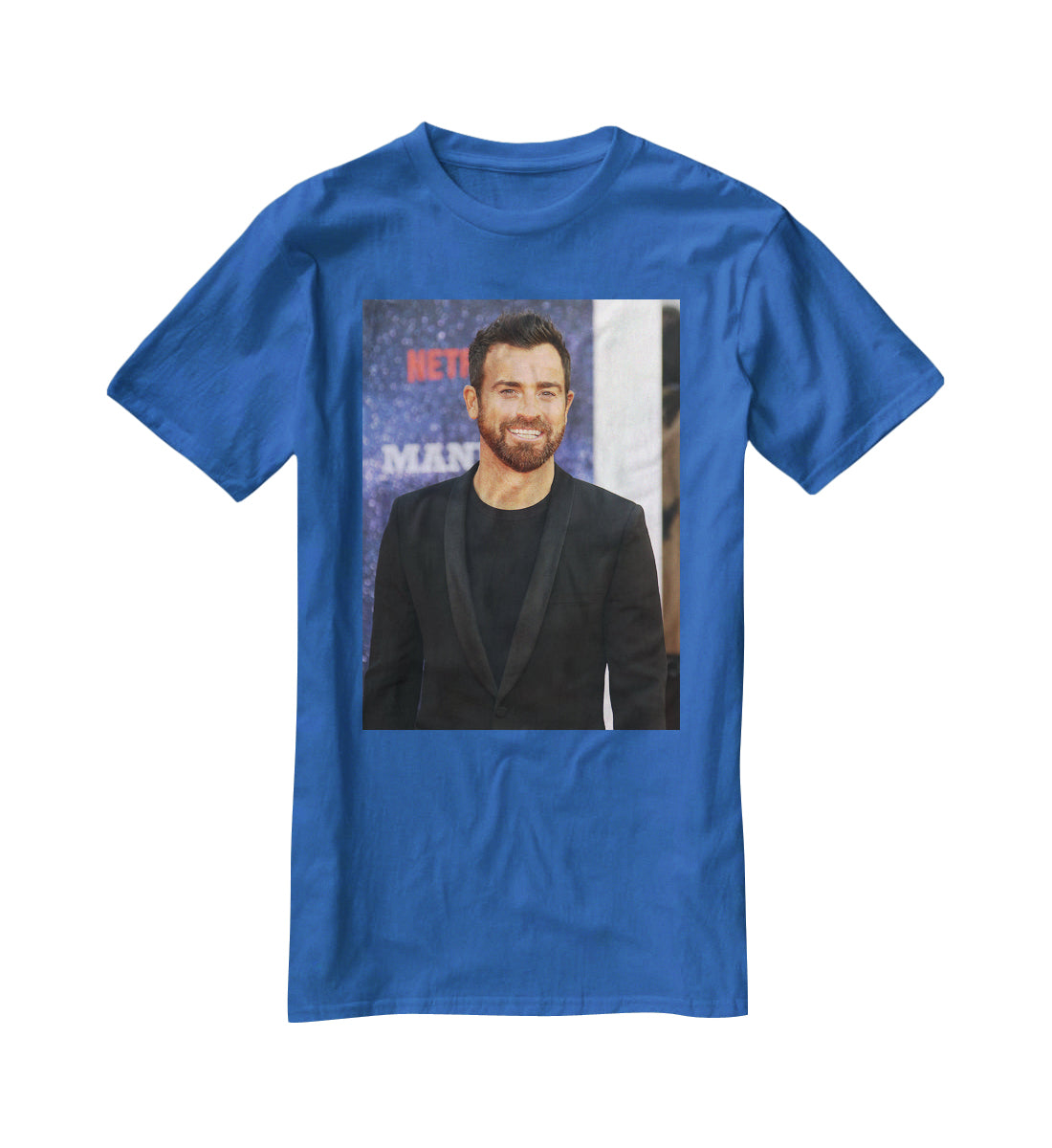 Justin Theroux T-Shirt - Canvas Art Rocks - 2