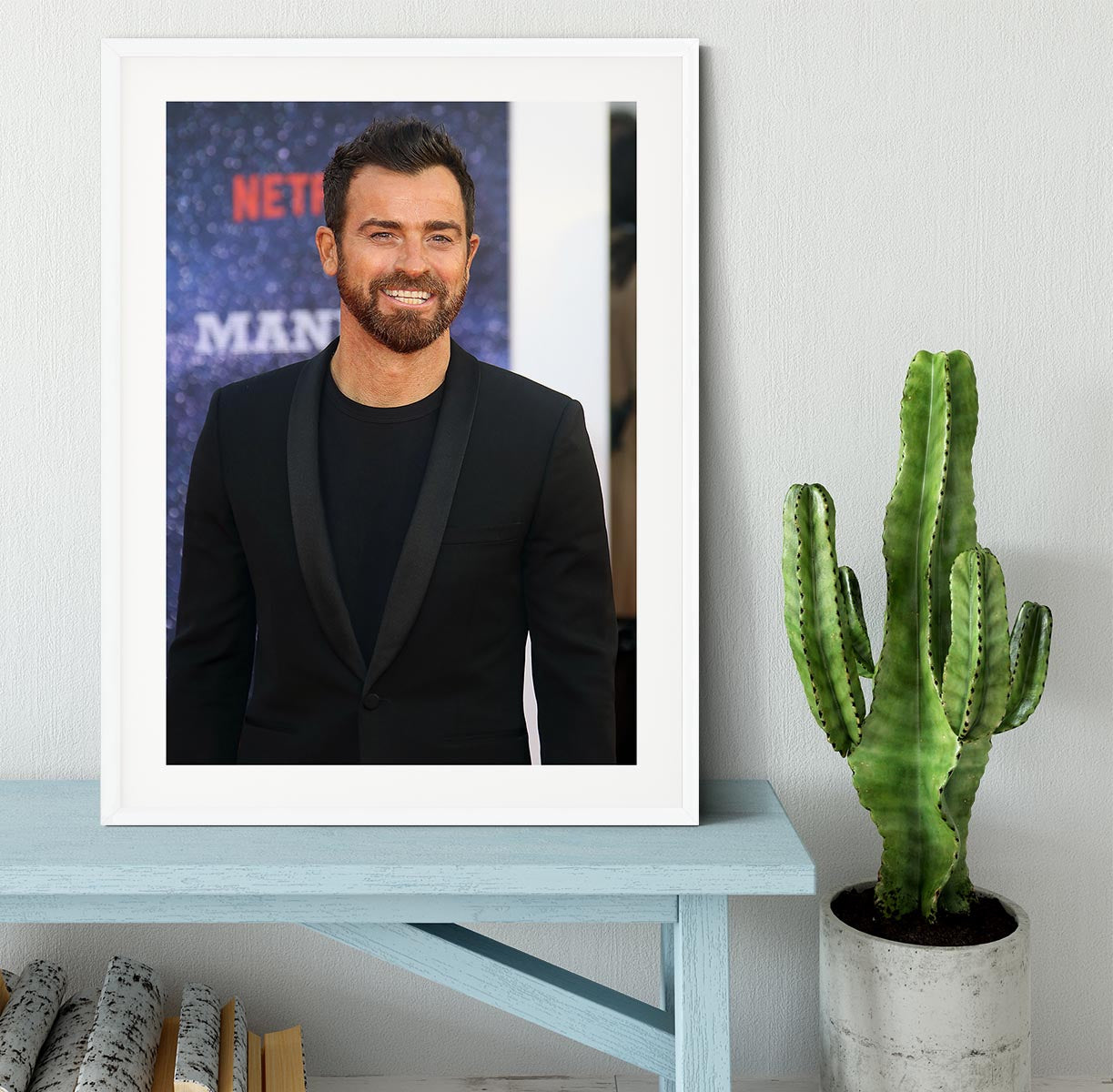 Justin Theroux Framed Print - Canvas Art Rocks - 5