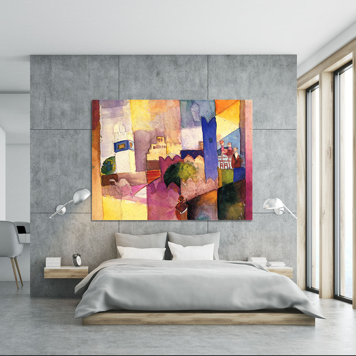 Kairouan by Macke Canvas Print or Poster - Canvas Art Rocks - 5