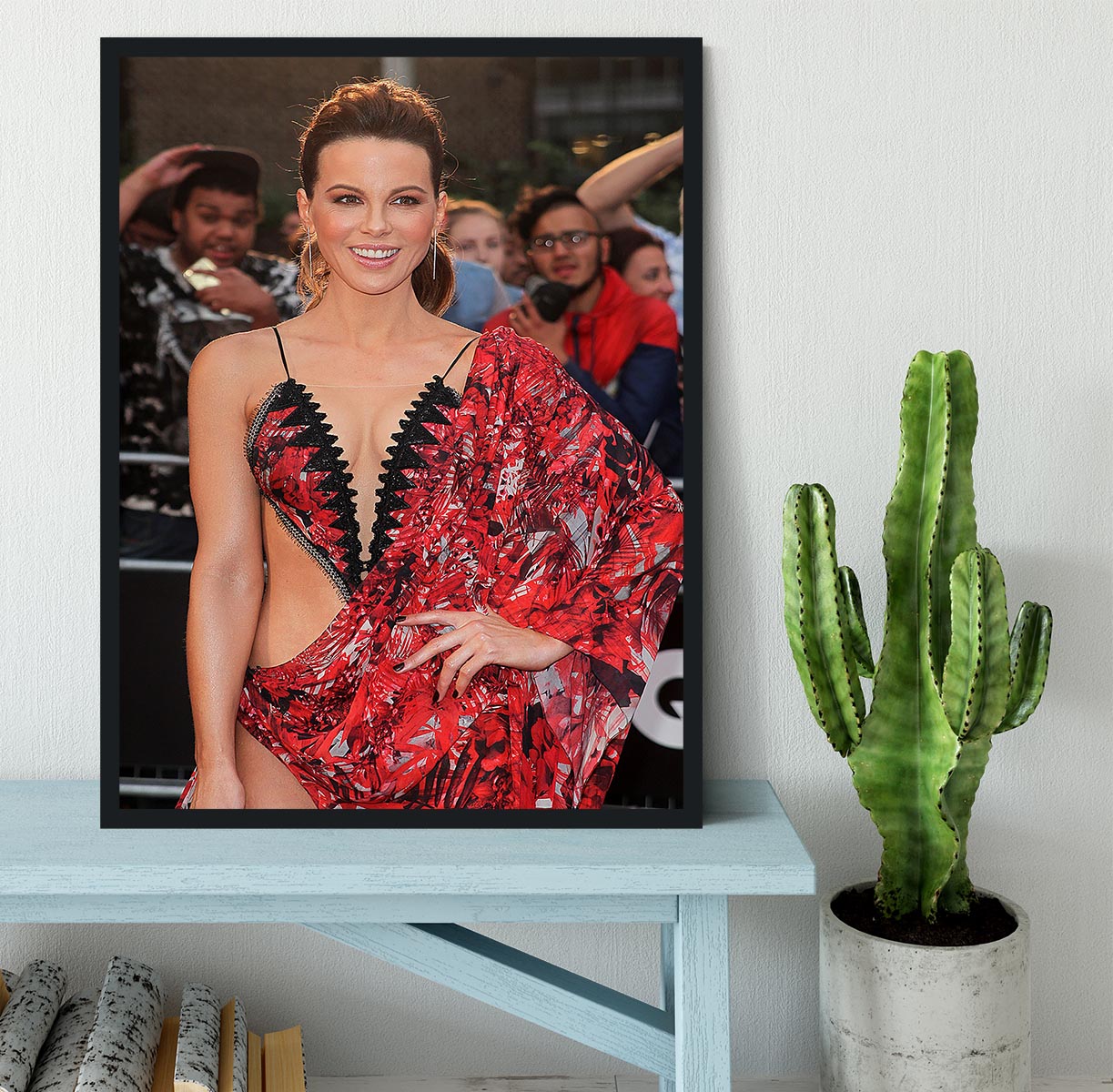 Kate Beckinsale Framed Print - Canvas Art Rocks - 2