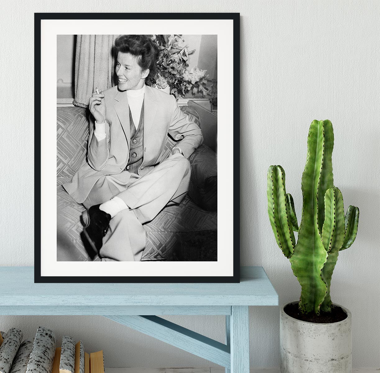 Katherine Hepburn Framed Print - Canvas Art Rocks - 1