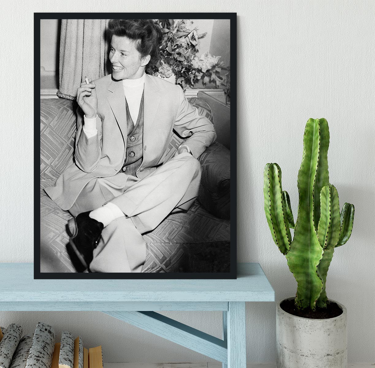 Katherine Hepburn Framed Print - Canvas Art Rocks - 2