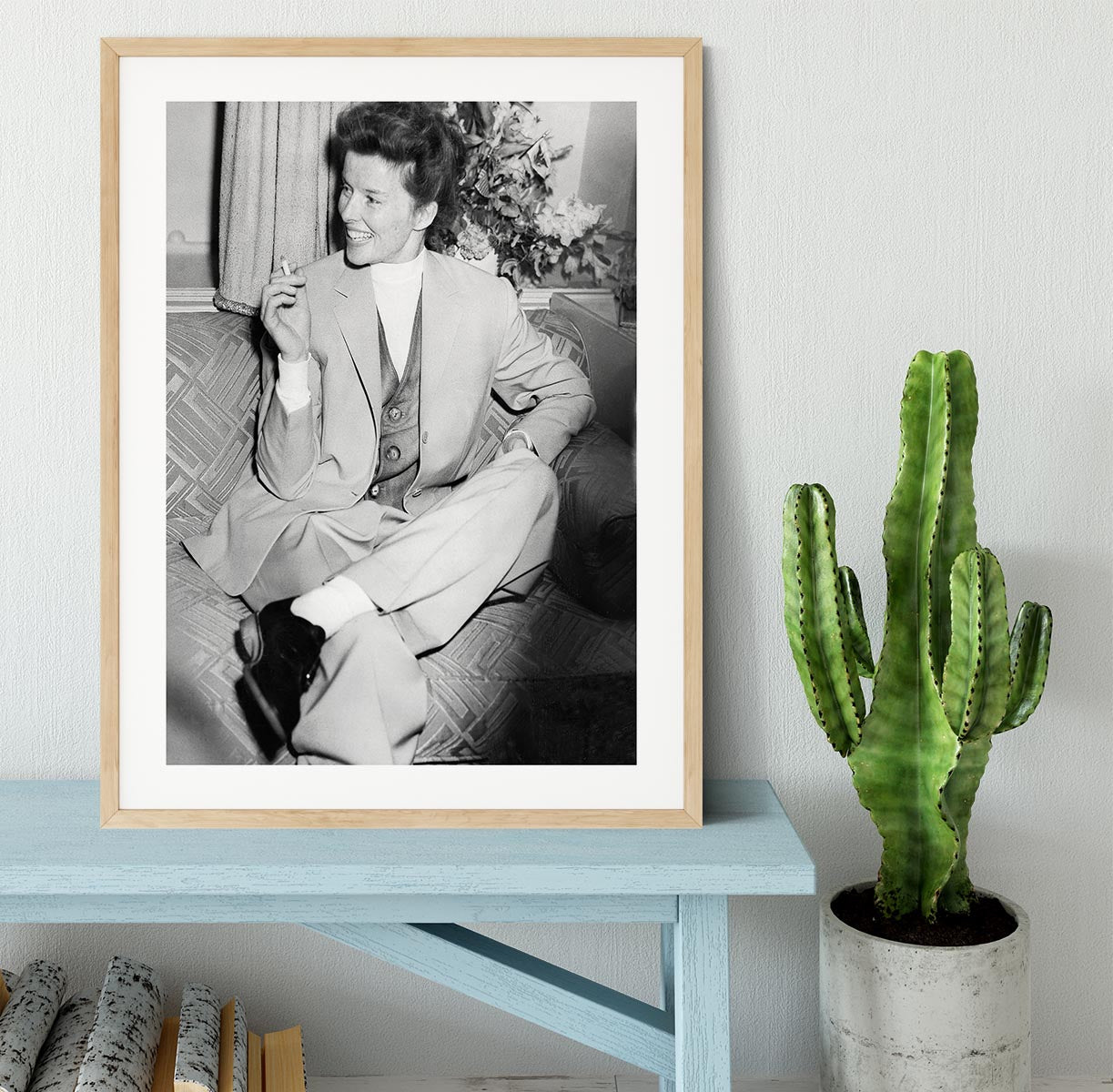 Katherine Hepburn Framed Print - Canvas Art Rocks - 3