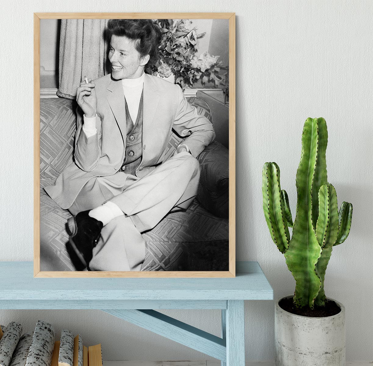 Katherine Hepburn Framed Print - Canvas Art Rocks - 4