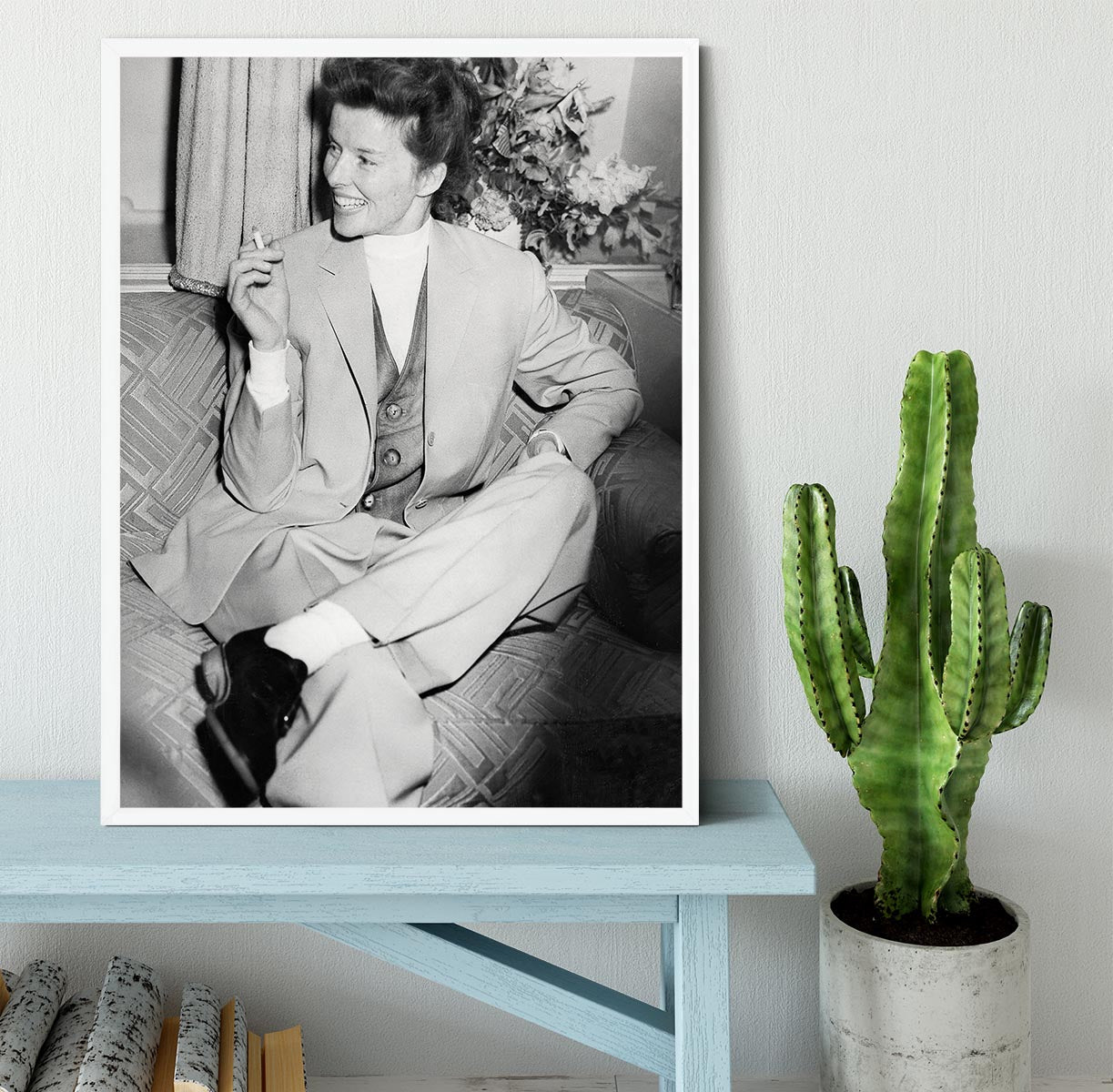 Katherine Hepburn Framed Print - Canvas Art Rocks -6